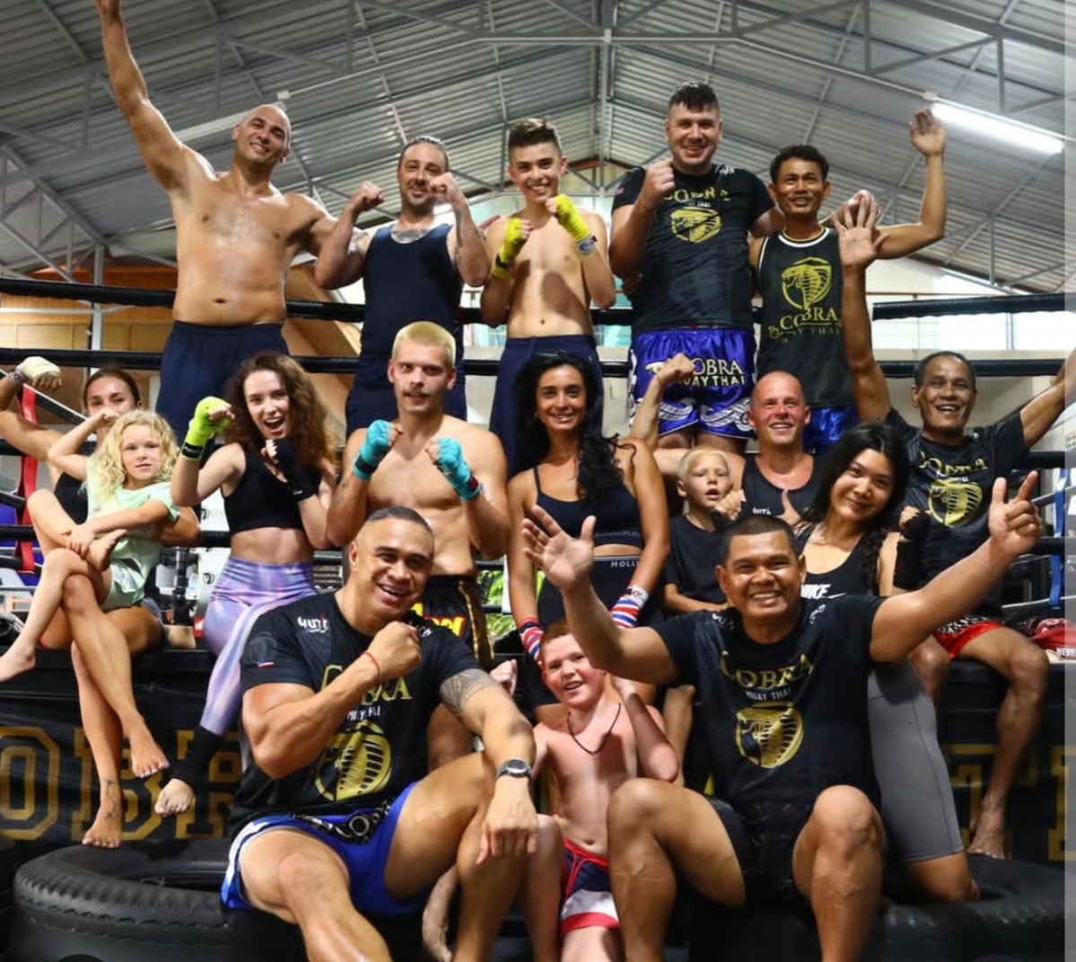 Cobra Muay Thai coaches and guests
